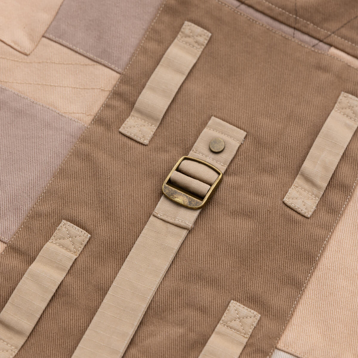 Reves Paris "Volador" Patchwork Jacket - Sand