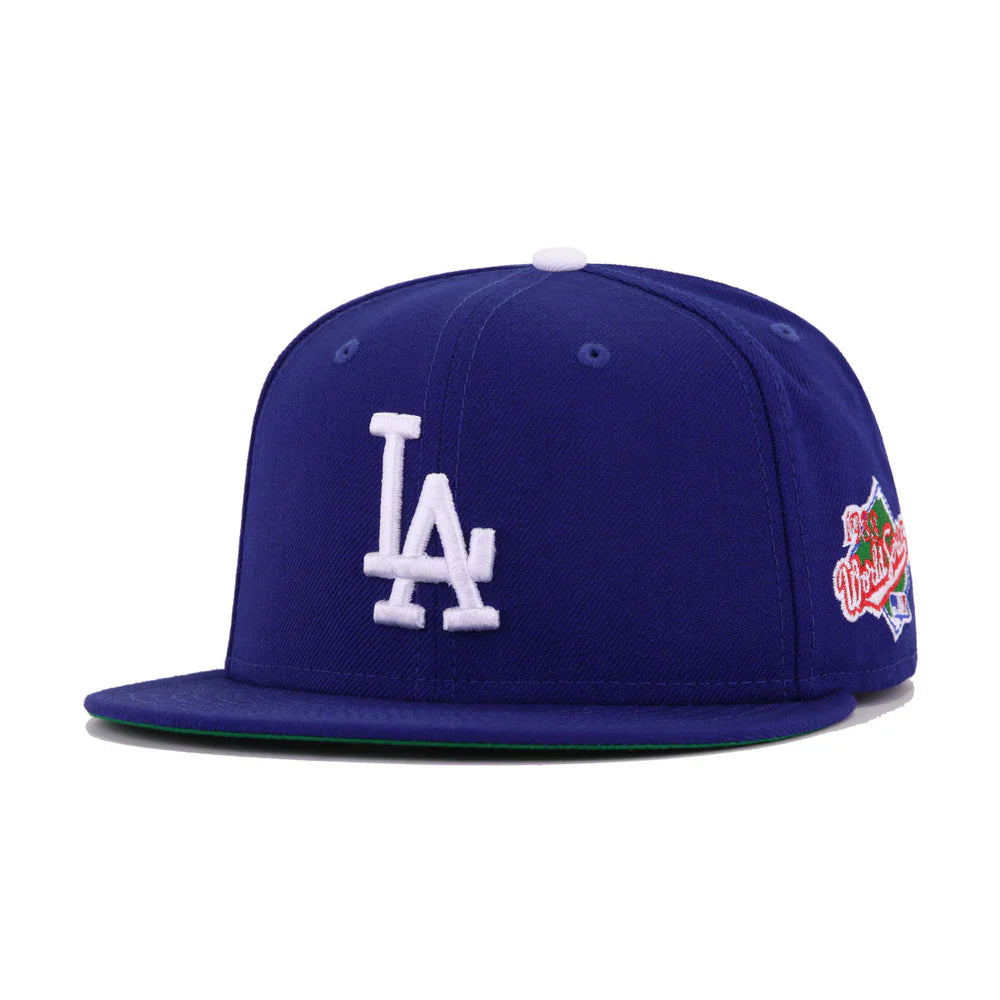 New Era 59Fifty LA Dodgers World Series 2002 Custom Fitted Hat - "Blue"