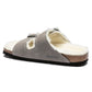 Women's Birkenstock Arizona Fur Sandal - Stone Coin