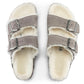 Women's Birkenstock Arizona Fur Sandal - Stone Coin