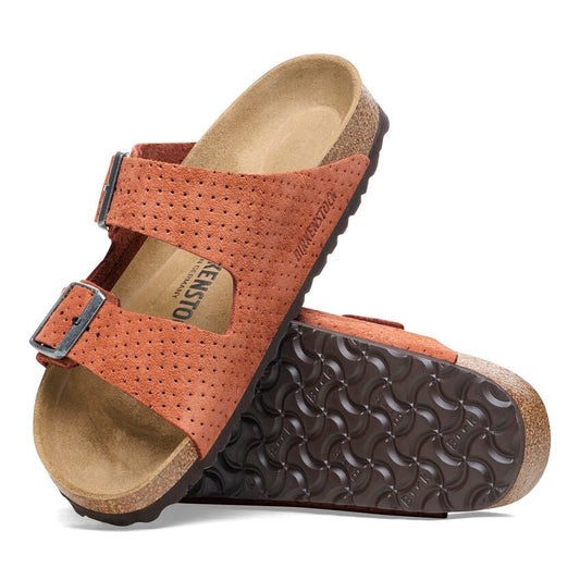 Birkenstock Arizona Suede Embossed Footbed - 