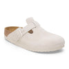 Birkenstock Boston Soft Footbed - "Antique White"