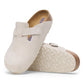 Birkenstock Boston Soft Footbed - "Antique White"