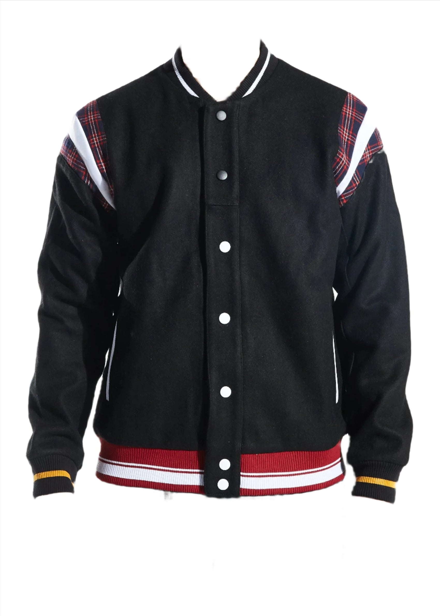 Embellish Hockney Varsity Jacket - Black
