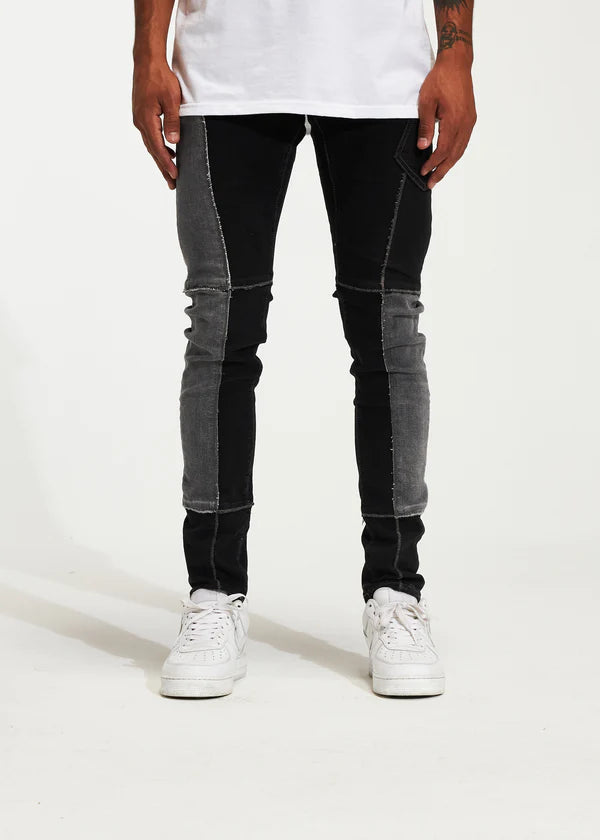 Crysp Atlantic Kingo Denim - Black/Grey