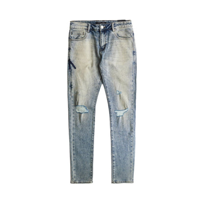 Embellish David Standard Skinny Jeans - Acid Sand Wash