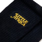 LITTLE AFRICA TRADEMARK LOGO SOCKS | BLACK