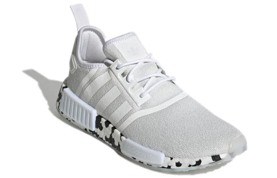 Men's Adidas NMD R1 - "White Black Speckle"