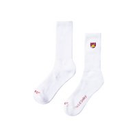 Market Smiley Inner Peace Socks - White