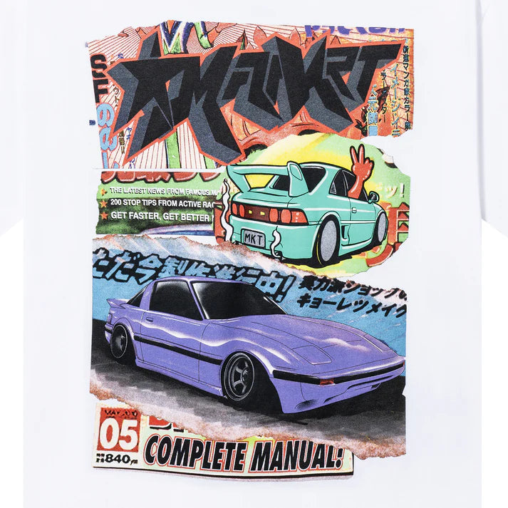 Market Auto Salon T-Shirt - White