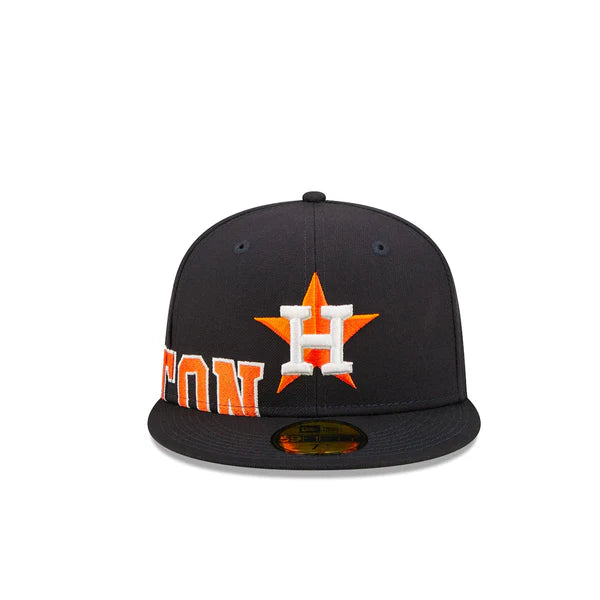 New Era 59Fifty Houston Astros Side Split - "Black"