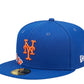 New Era 59Fifty New York Side Split Fitted Hat "Blue/Orange"