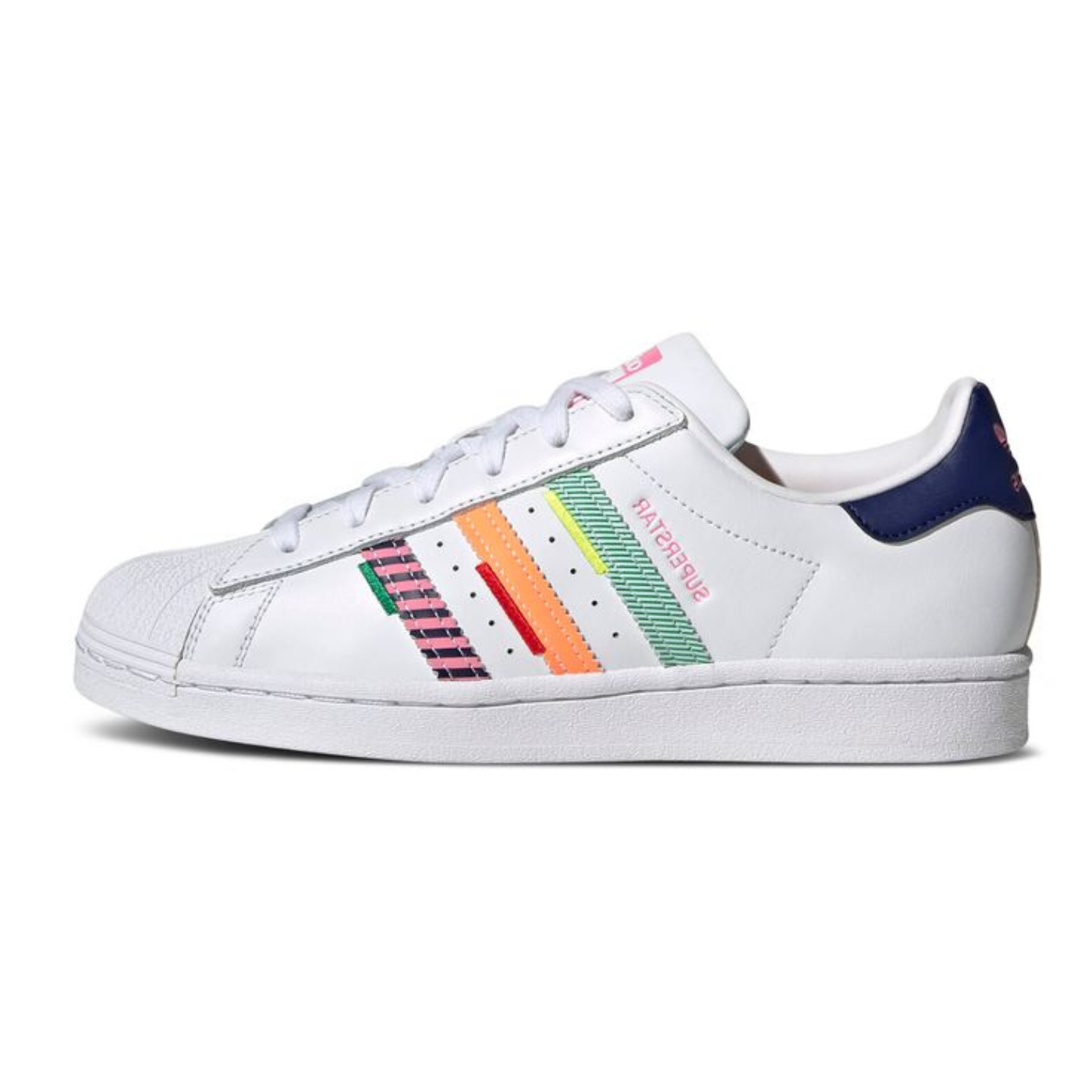 Women's Adidas Superstar - "White Multi"