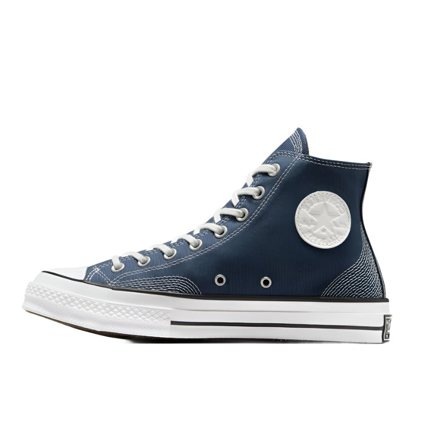 Chuck 70 Hi Multi-Stitch Cotton - "Navy"