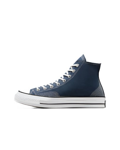 Chuck 70 Hi Multi-Stitch Cotton - "Navy"