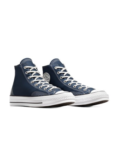 Chuck 70 Hi Multi-Stitch Cotton - "Navy"