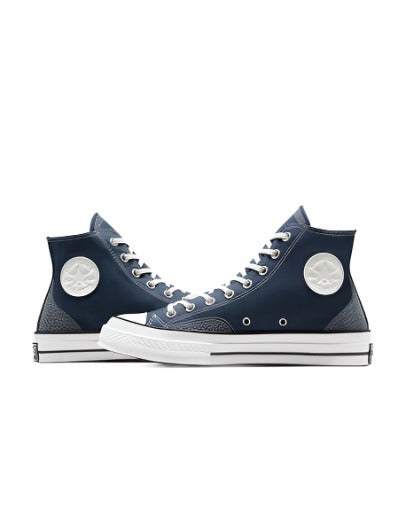 Chuck 70 Hi Multi-Stitch Cotton - "Navy"