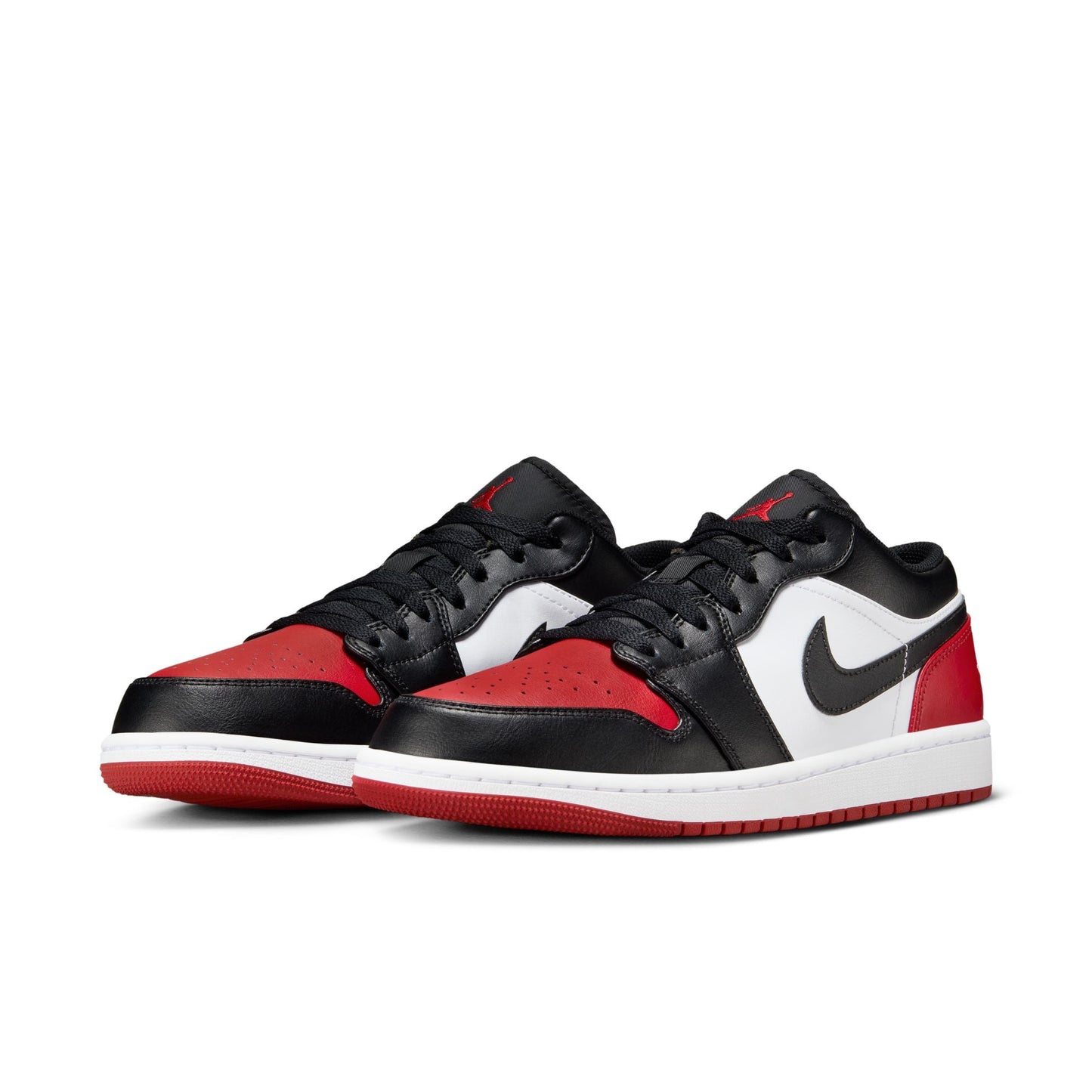 Men's Air Jordan 1 Low - White/Black/Varsity Red