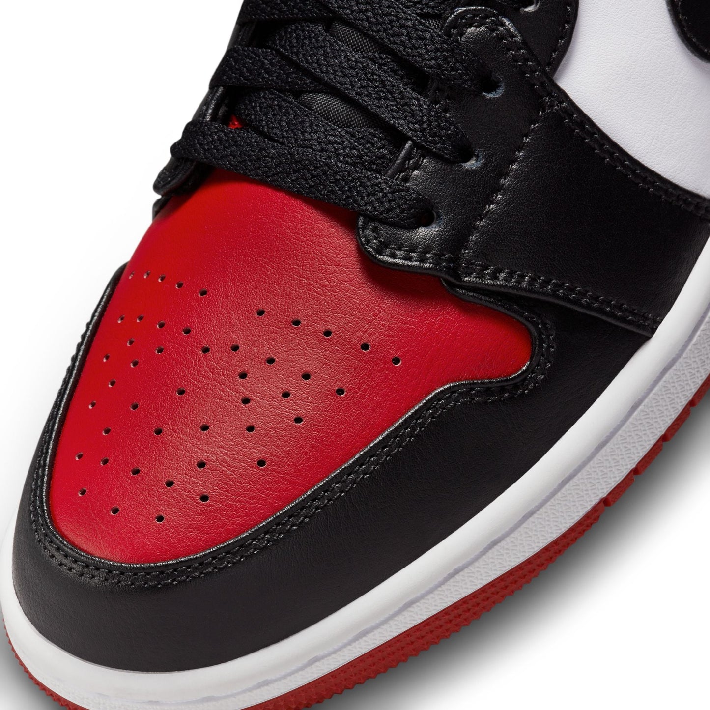 Men's Air Jordan 1 Low - White/Black/Varsity Red