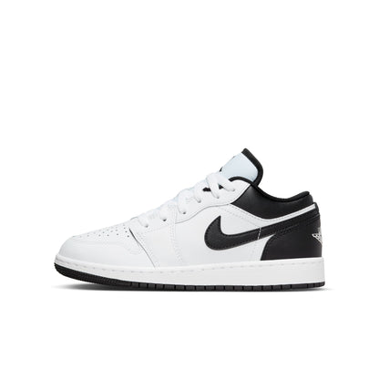 Big Kid's Air Jordan 1 Low - "White/Black"