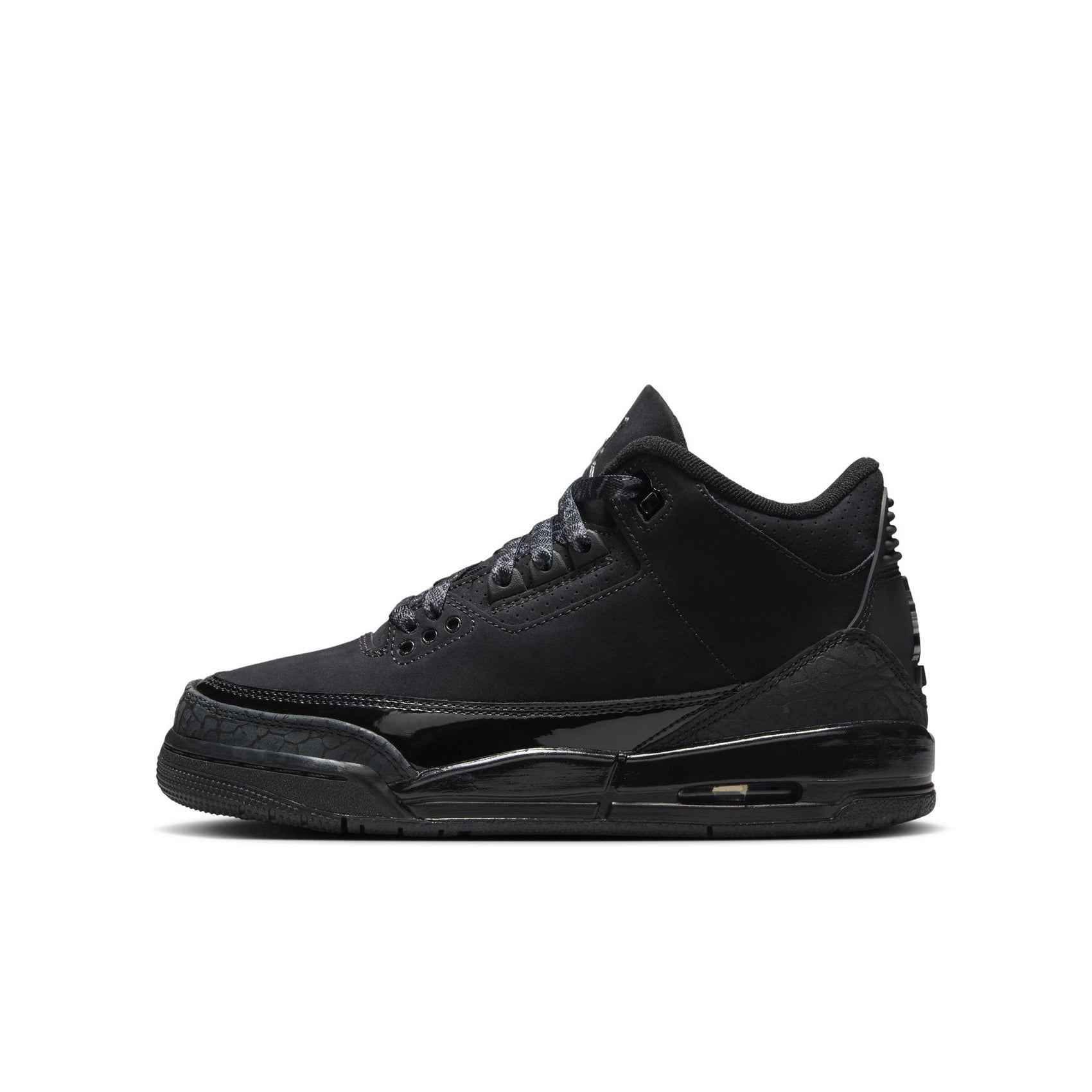 Big Kid's Air Jordan 3 Retro - "Black Cat"