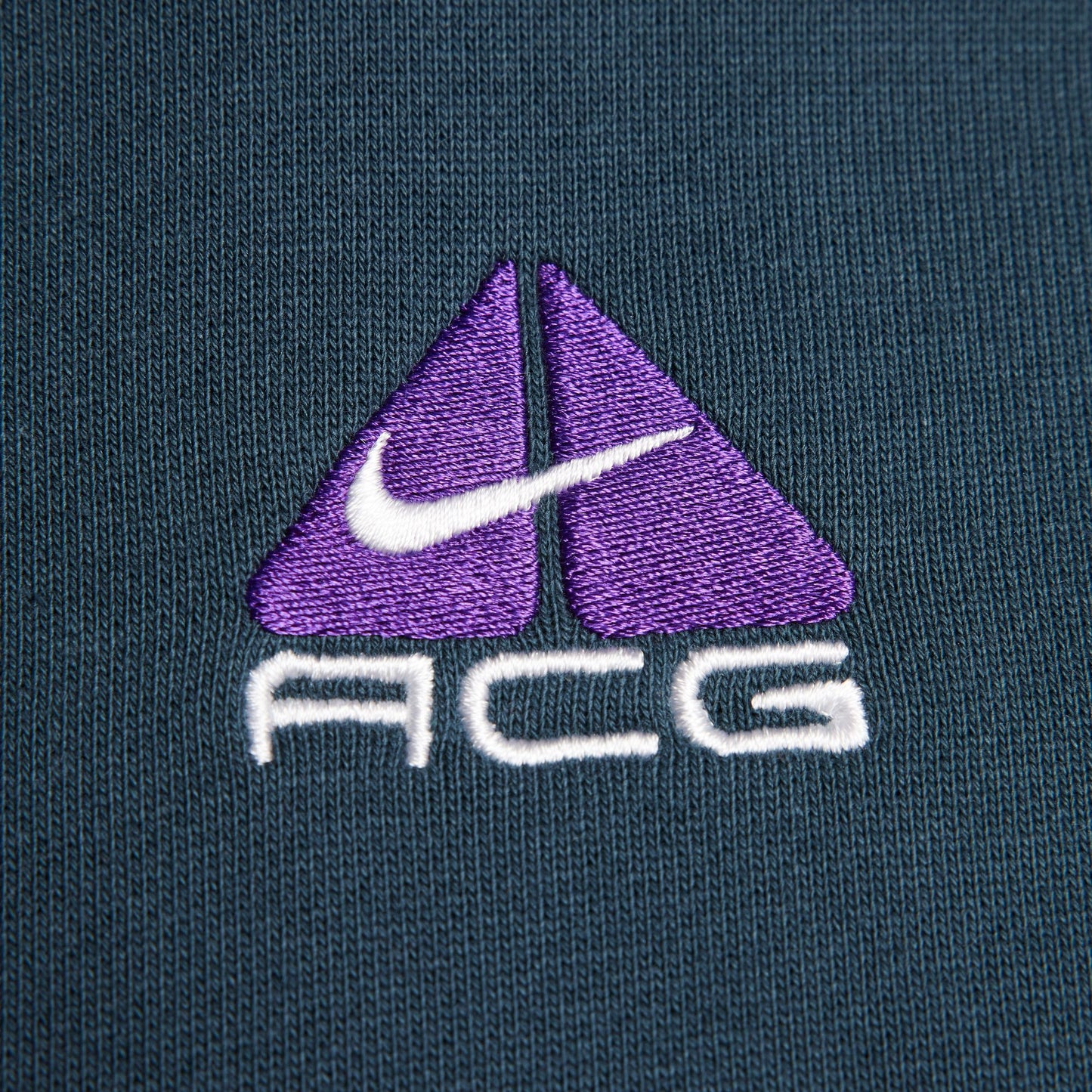 Women's Nike ACG Therma-Fit Fleece Hoodie - Deep Jungle/Purple Ink