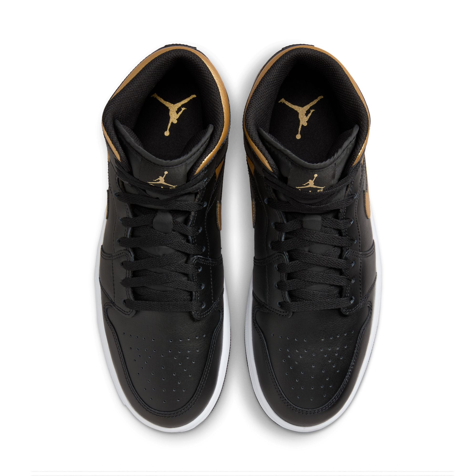 Nike Air Jordan 1 deals Mid Black and Gold Size 12