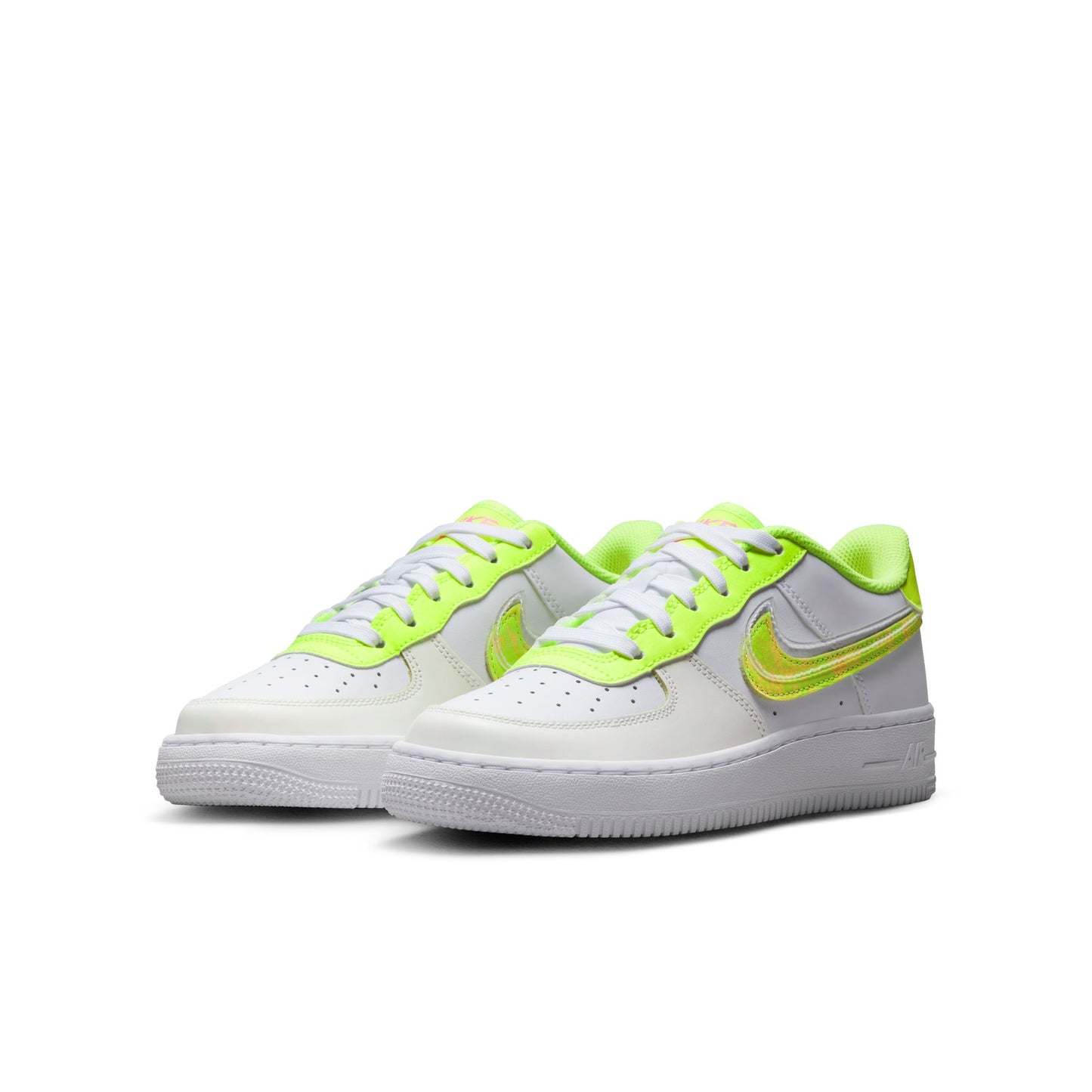 Big Kid's Nike Air Force 1 LV8 - White Volt