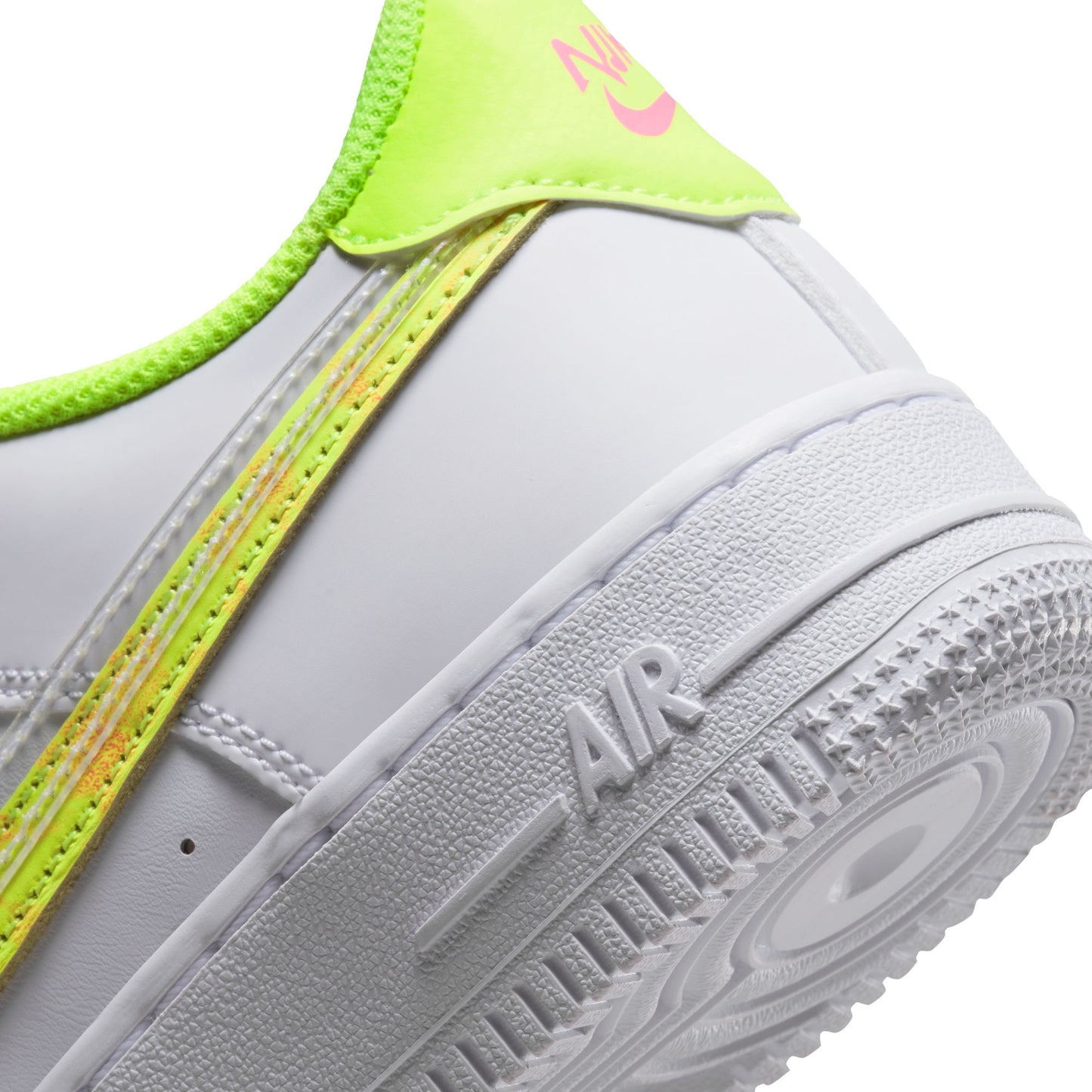 Big Kid's Nike Air Force 1 LV8 - White Volt