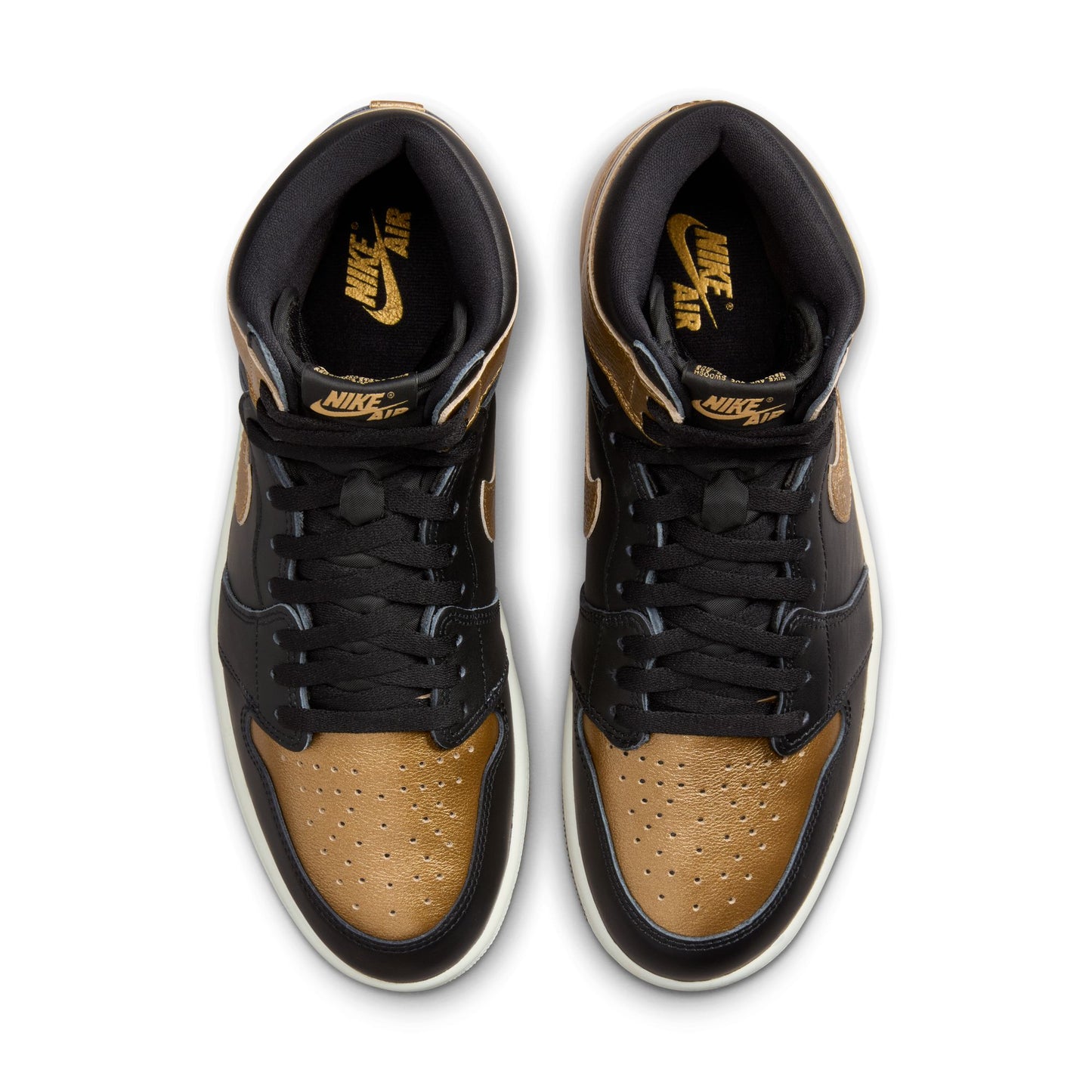 Men's Air Jordan 1 Retro High - "Black and Gold"