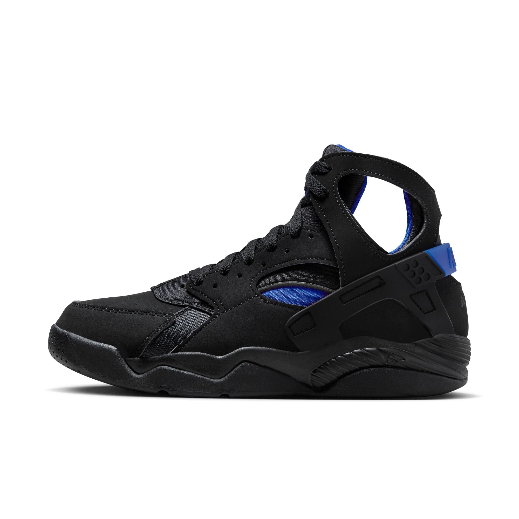 Nike Air Flight Huarache Black Lyon Blue 8.5