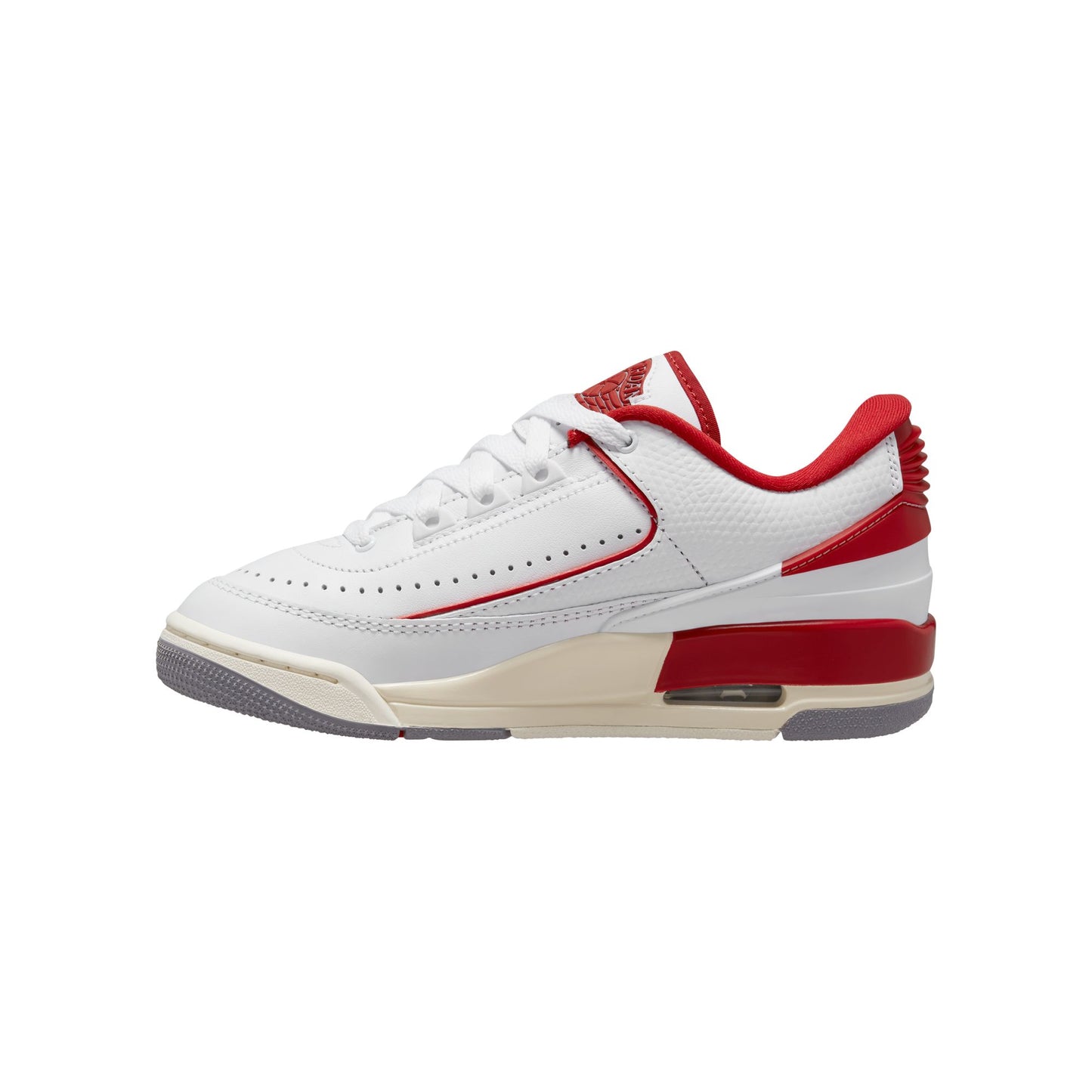 Big Kid's Air Jordan 2/3 - "White/Varsity Red"