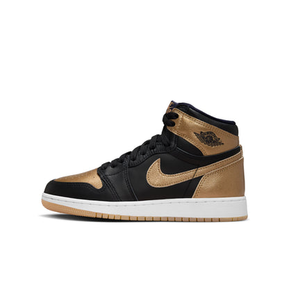 Big Kid's Air Jordan 1 Retro High - "Black and Gold"