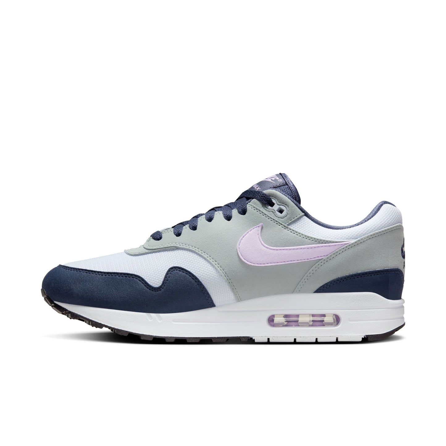 Men's Nike Air Max 1 - "Football Grey/Lillac Bloom"