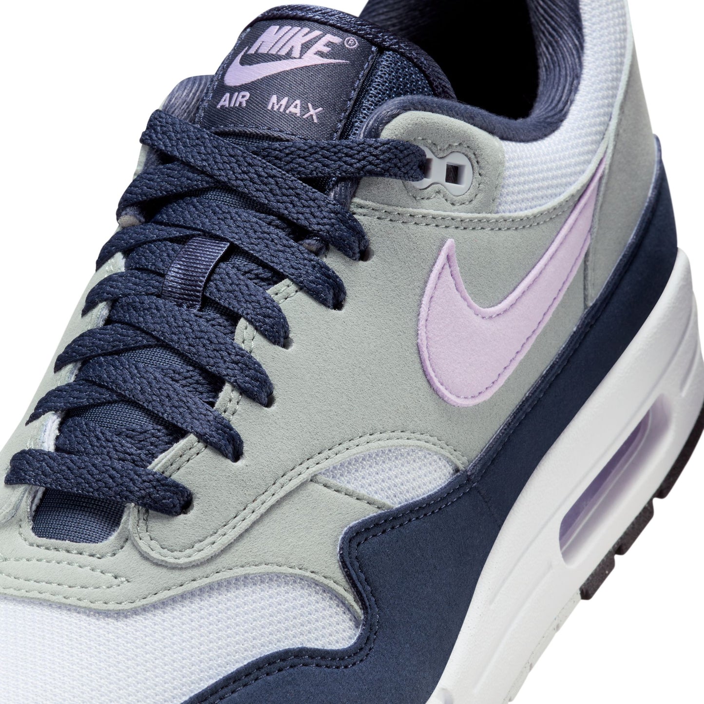 Men's Nike Air Max 1 - "Football Grey/Lillac Bloom"