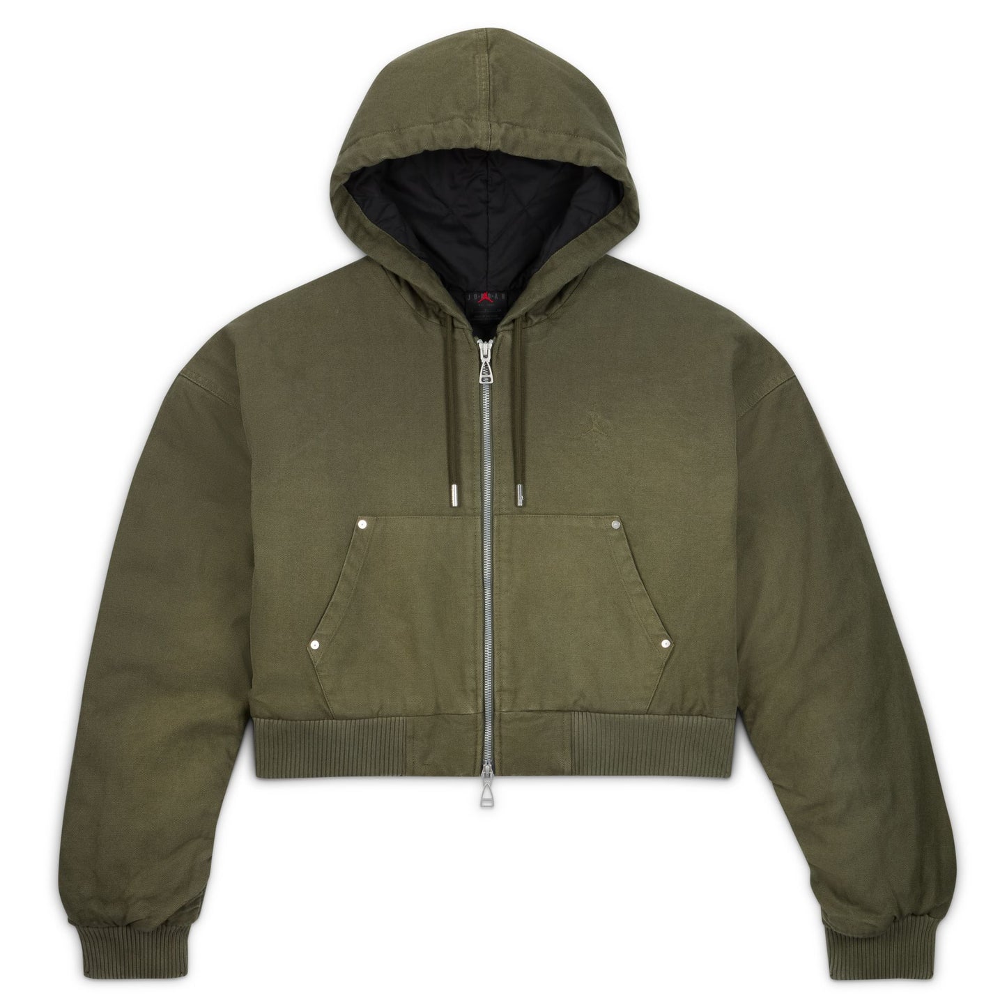 Women's Air Jordan x Travis Scott Hooded Canvas Jacket - "Cargo Khaki"