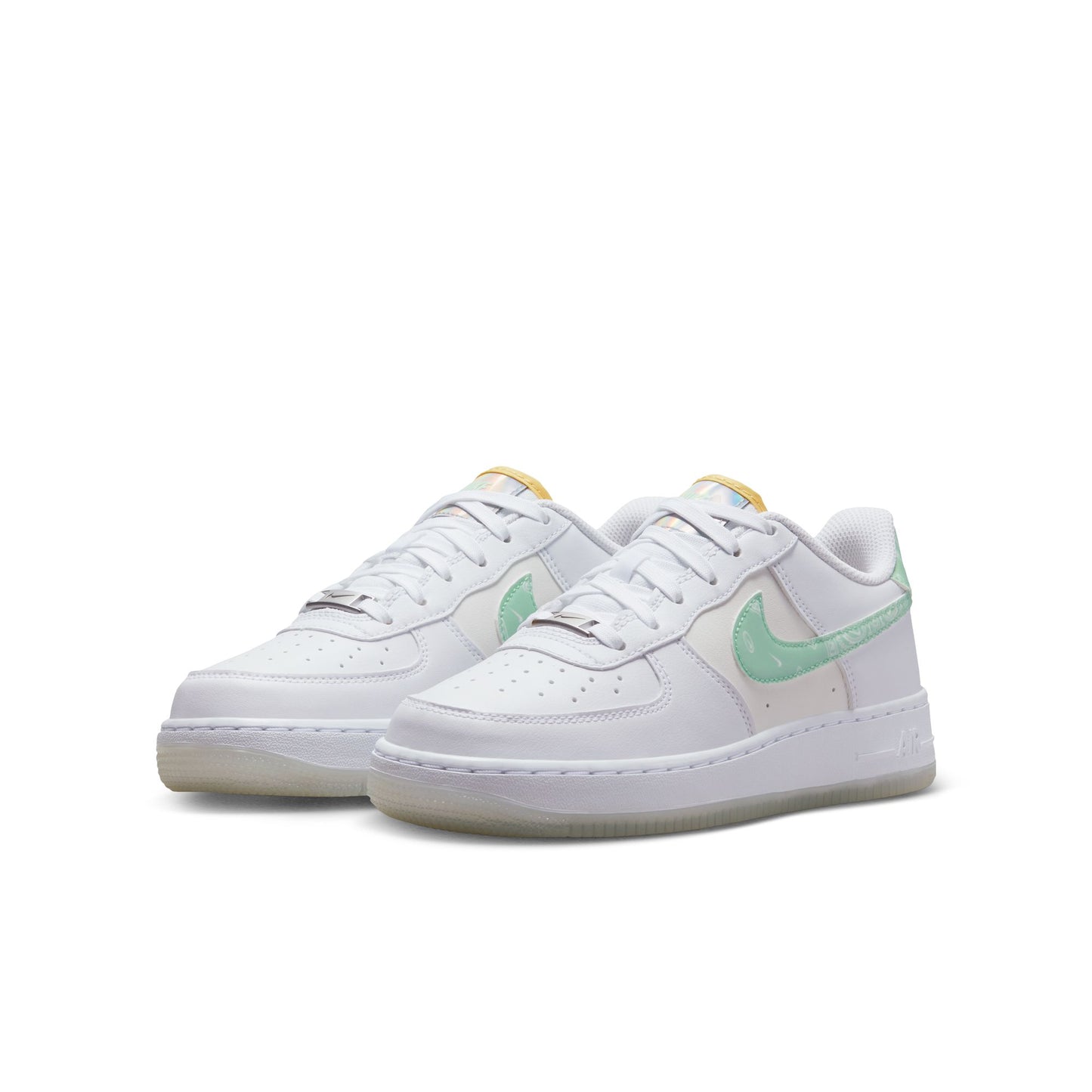 Big Kid's Nike Air Force 1 LV8 - White/Mint Foam