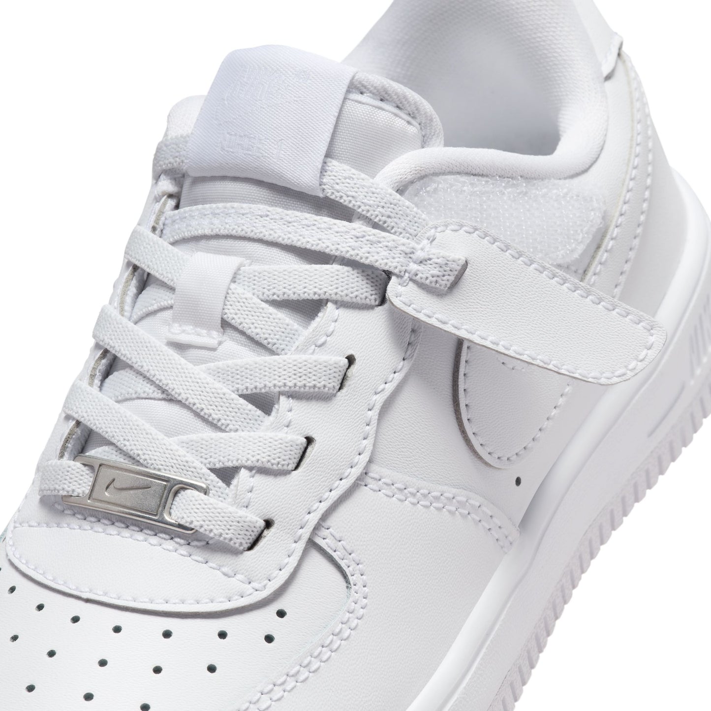 Little Kid's Nike Force 1 Low Easy On - White