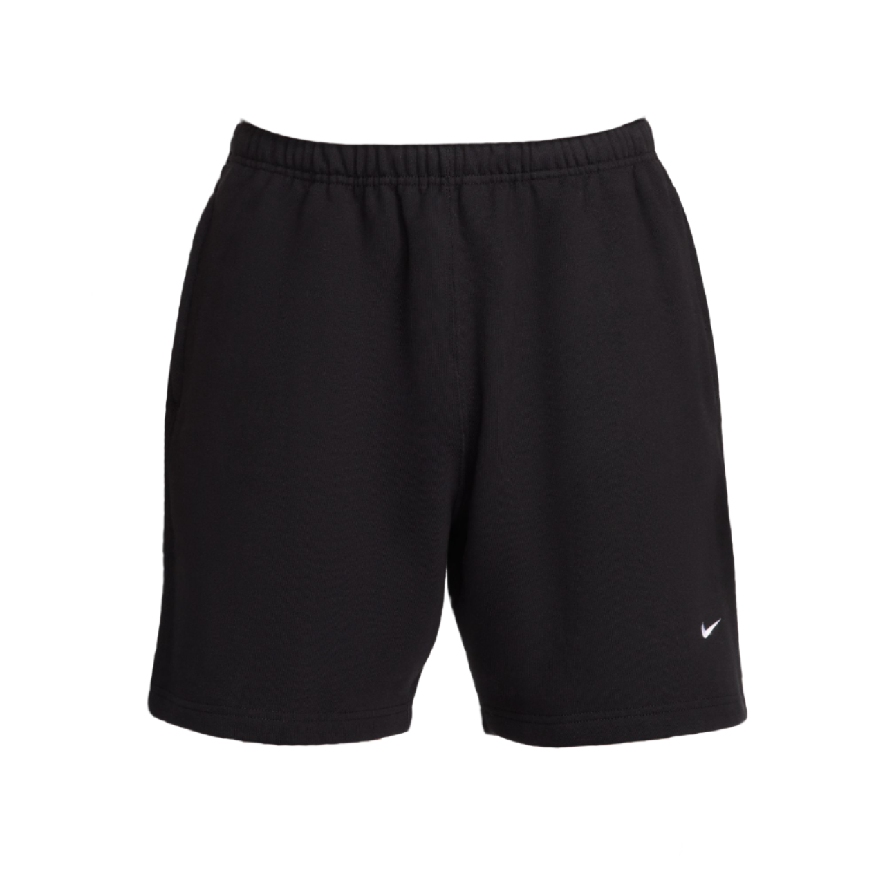 Nike Solo Swoosh Fleece Shorts - Black/White