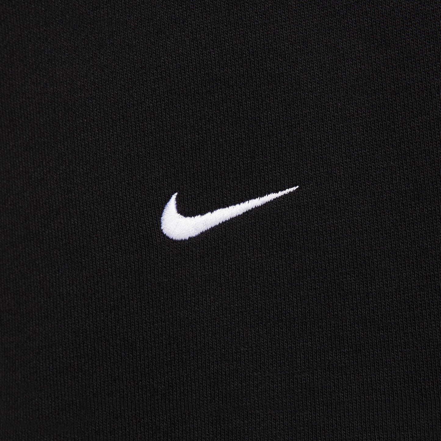 Nike Solo Swoosh Fleece Shorts - Black/White