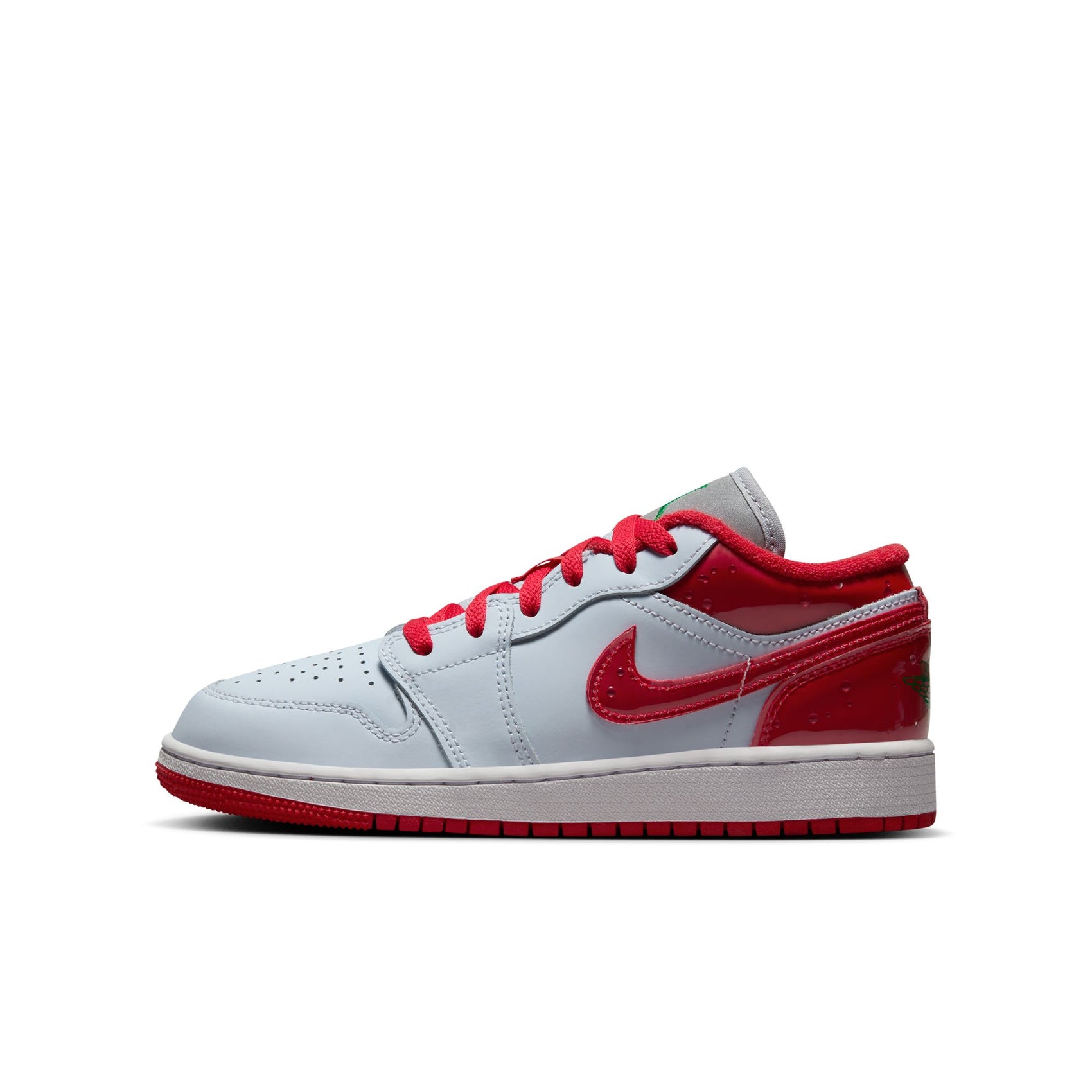 Big Kid's Air Jordan 1 Low SE - "University Red/Football Grey"