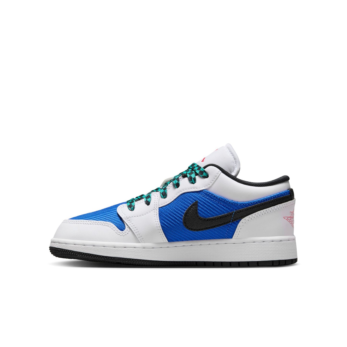 Big Kid's Air Jordan 1 Low SE - "Black-Hyper Royal"