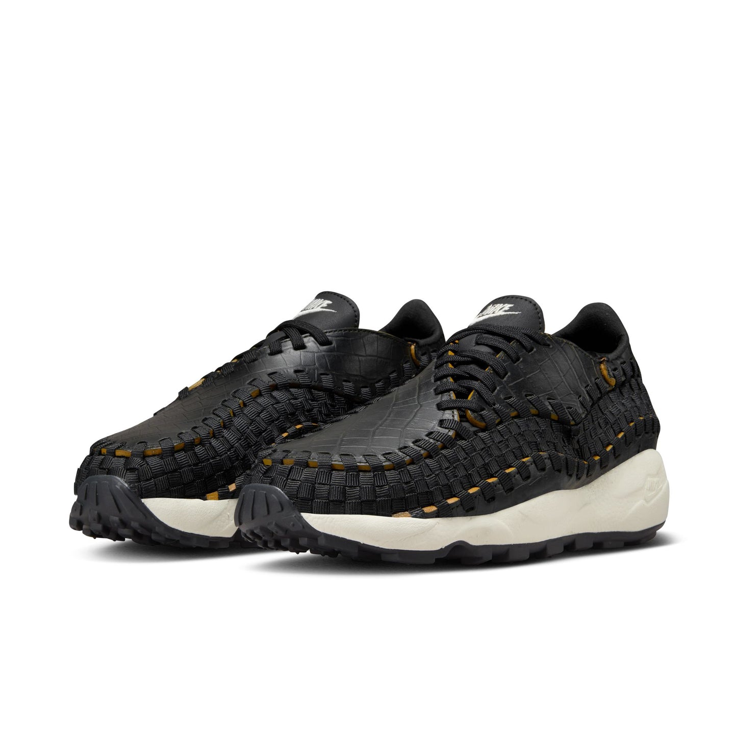 Women's Nike Air Footscape Woven Premium - Black/Pale-Ivory