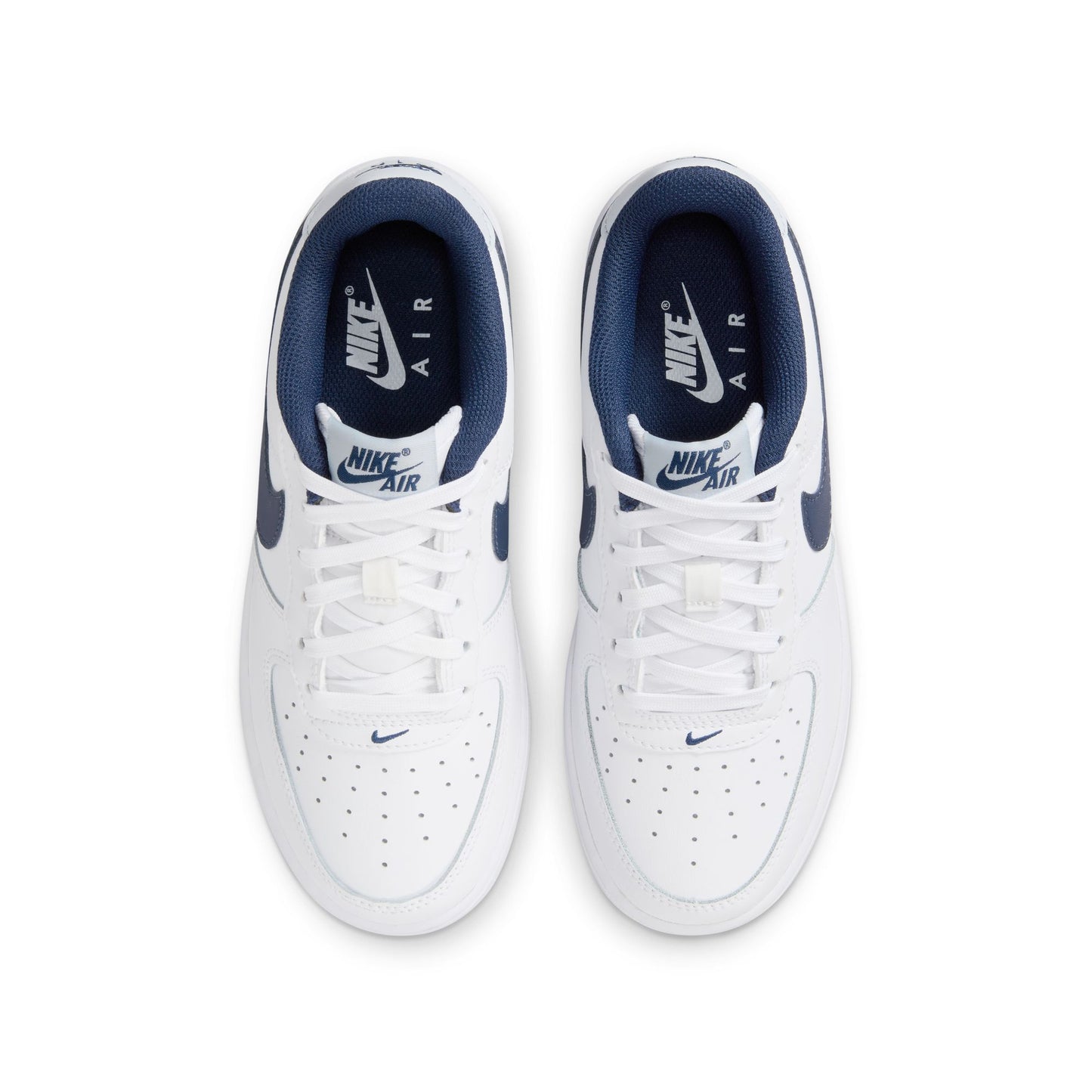 Big Kid's Nike Air Force 1 - White/Midnight Navy