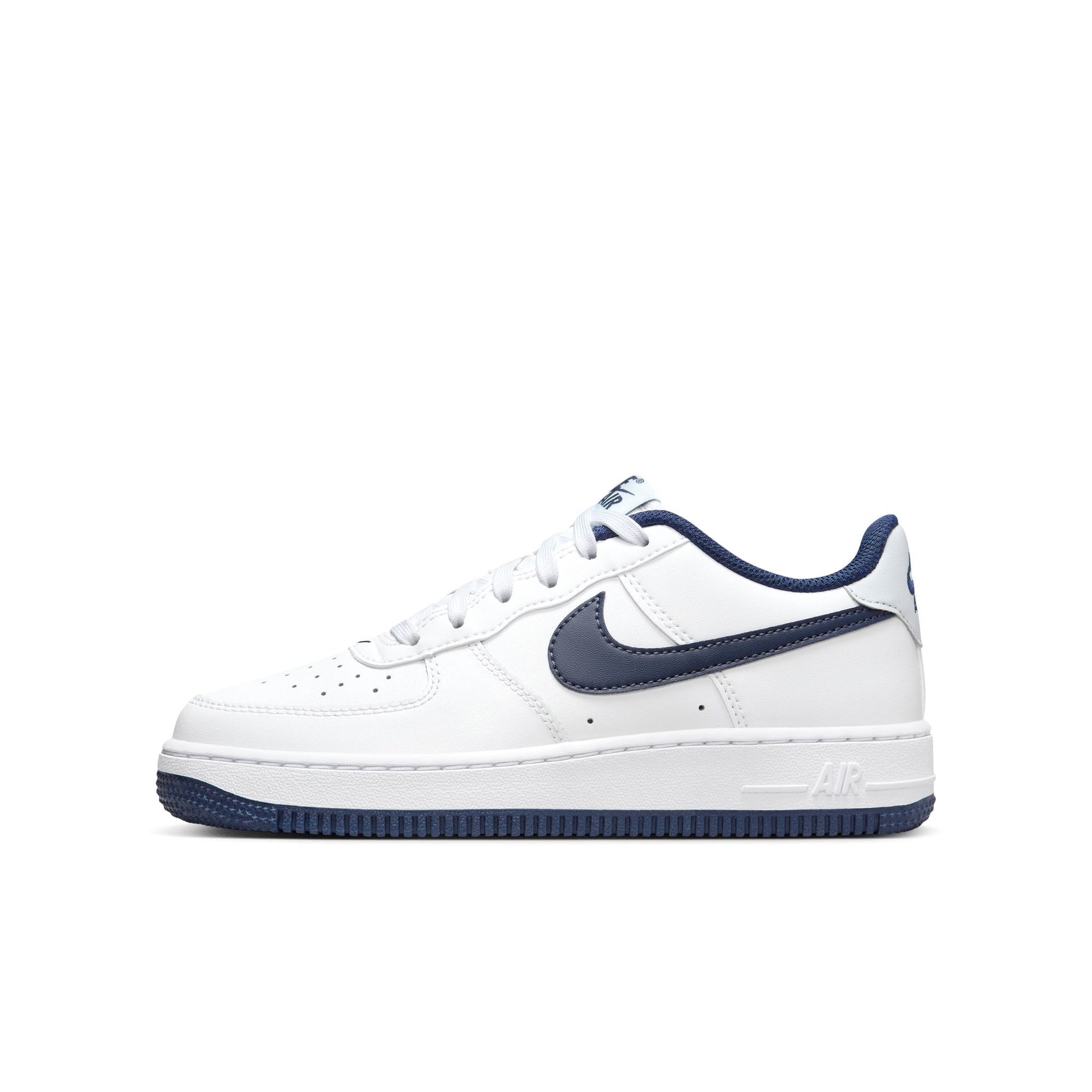 Big Kid's Nike Air Force 1 - White/Midnight Navy