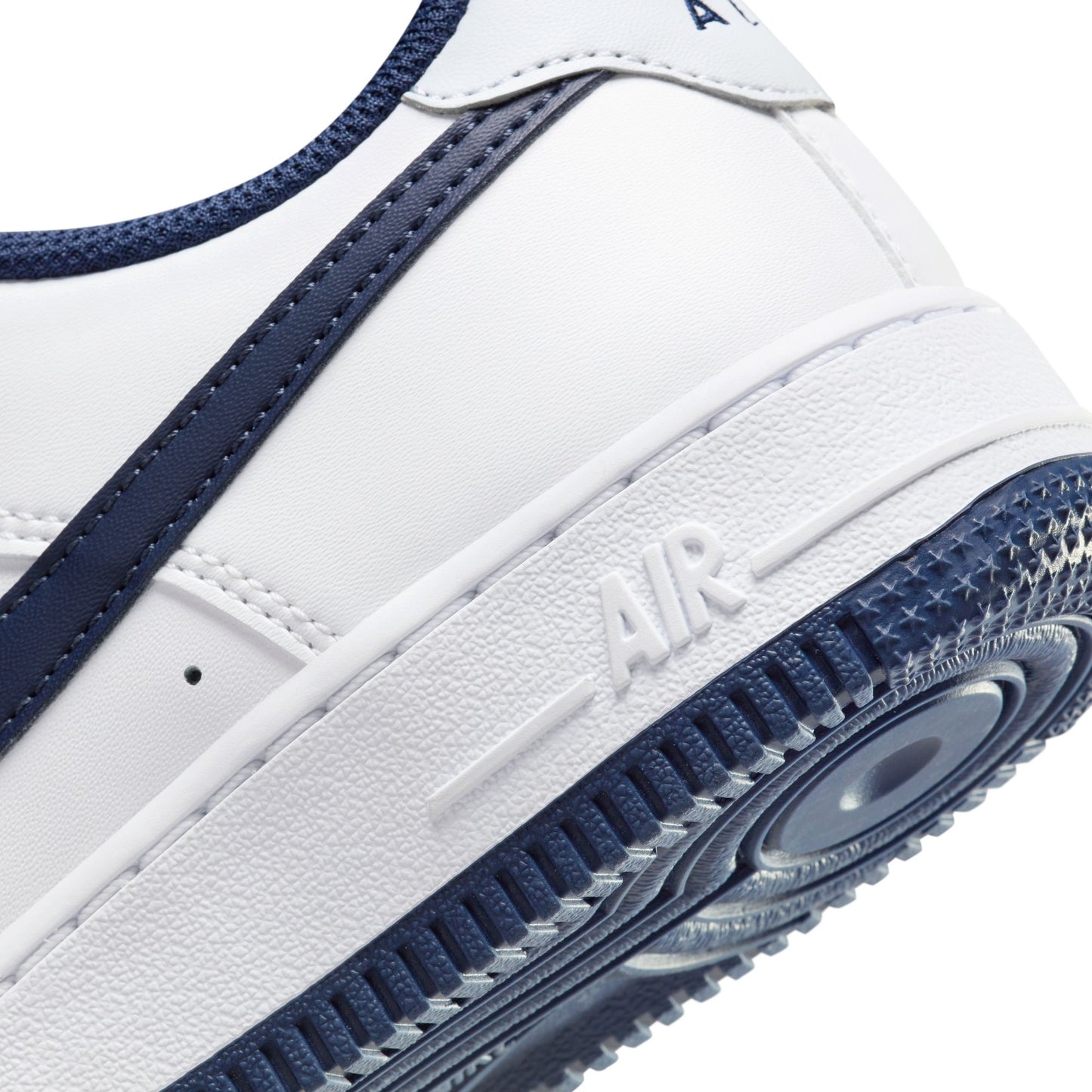 Big Kid's Nike Air Force 1 - White/Midnight Navy