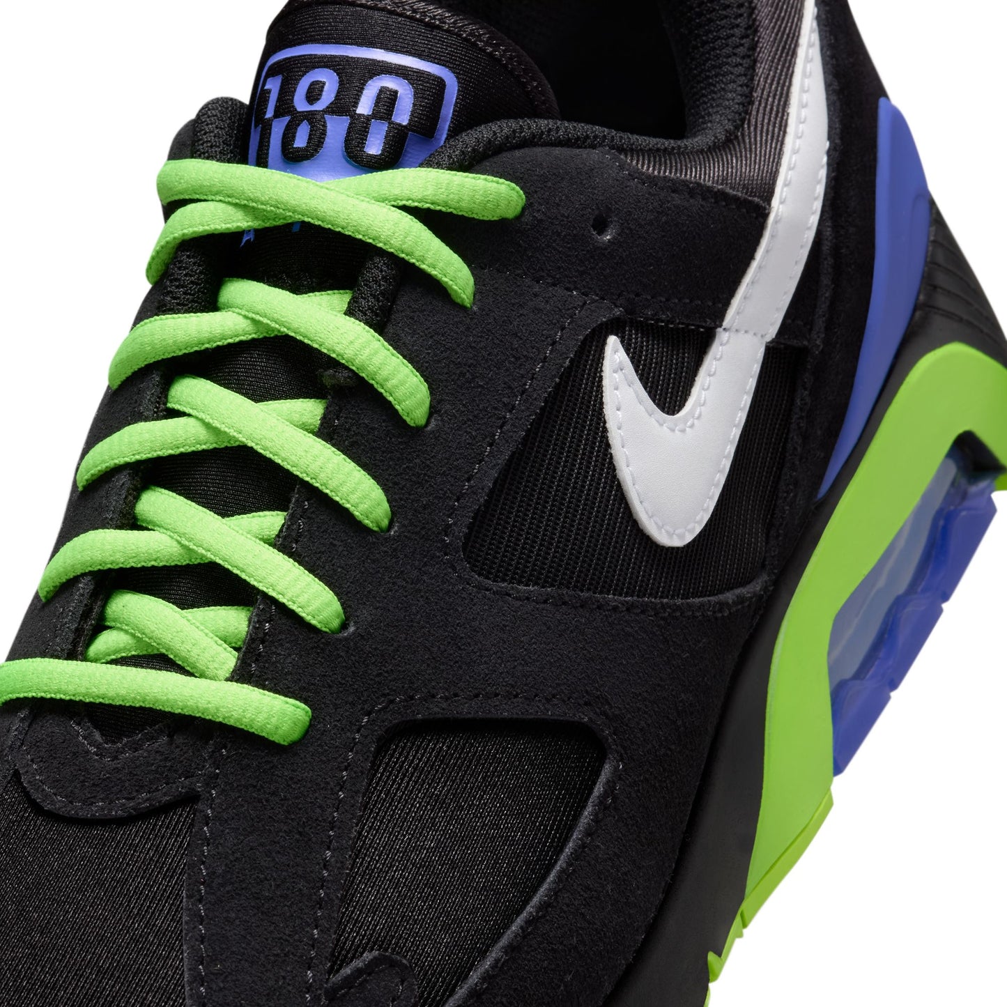 Men's Nike Air 180 - "Black Action Green"