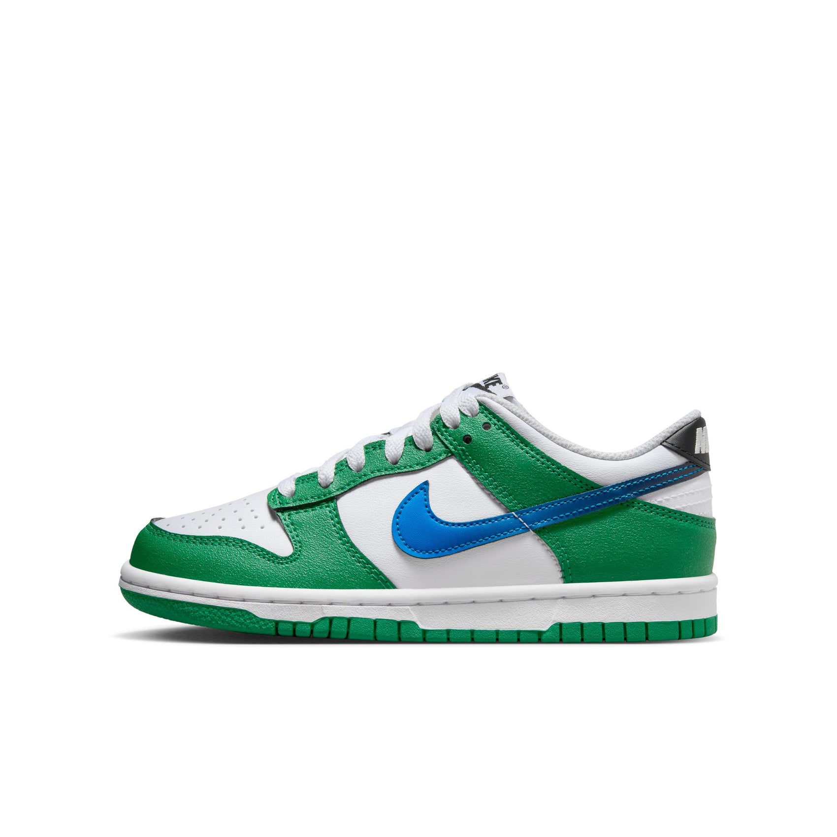 Big Kid's Nike Dunk Low - Malachite/Photo Blue