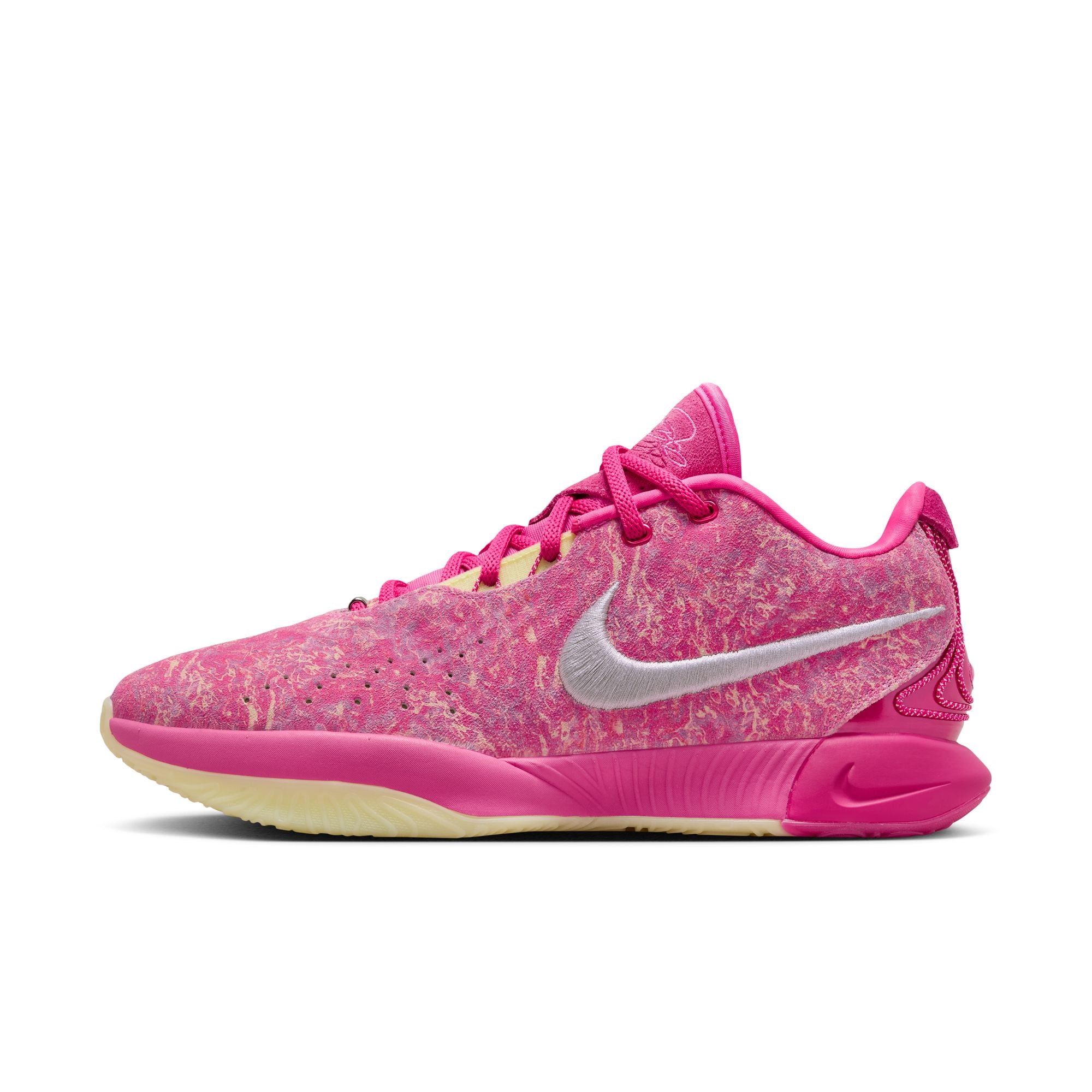 Hot pink lebrons hotsell