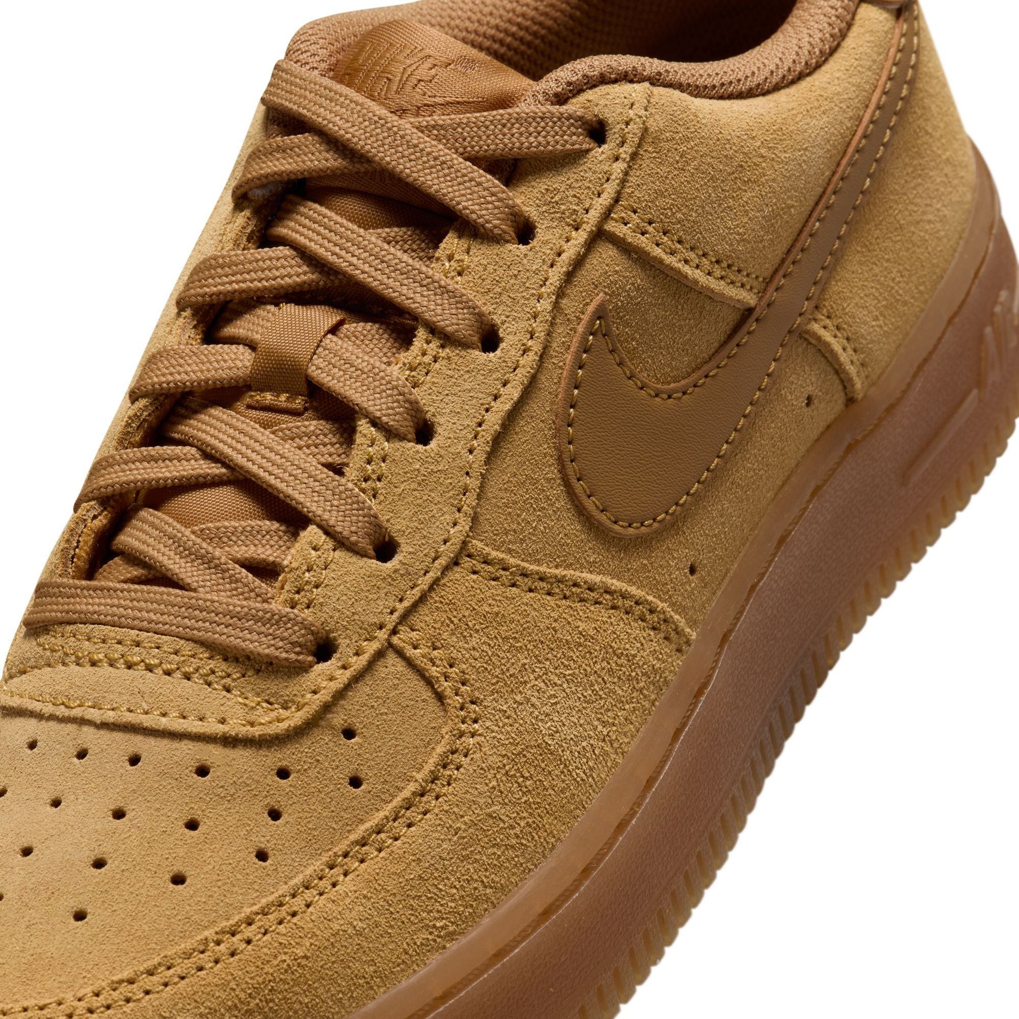 Big Kid s Nike Air Force 1 LV8 Wheat SOLE PLAY